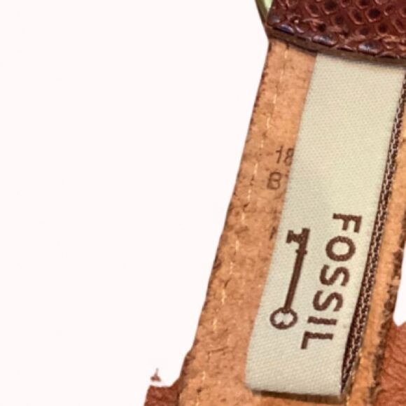 Fossil multicolor leather link belt Size  Small S - Picture 6 of 12